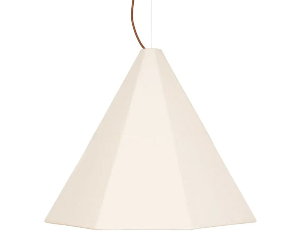 Gebrüder Thonet Tipì Pendel Lampe - 70cm. - Eggshell White