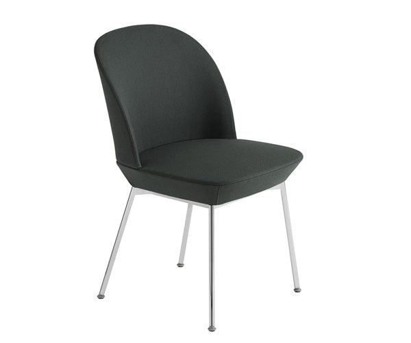 Muuto Oslo Side Chair - Twill Weave 990/Chrome