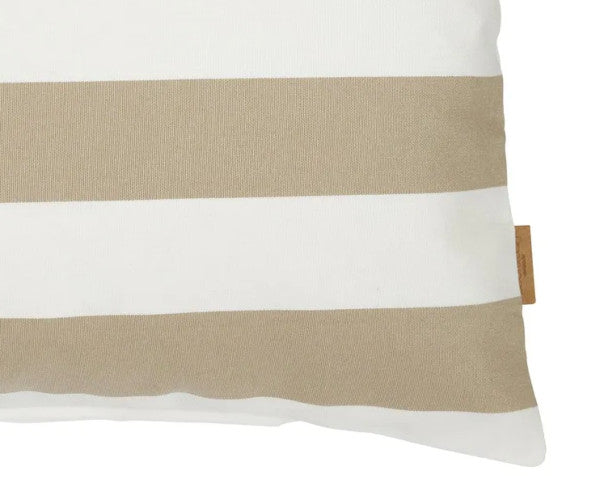 Boel & Jan Outdoor Stripe pude - 60x40 - beige