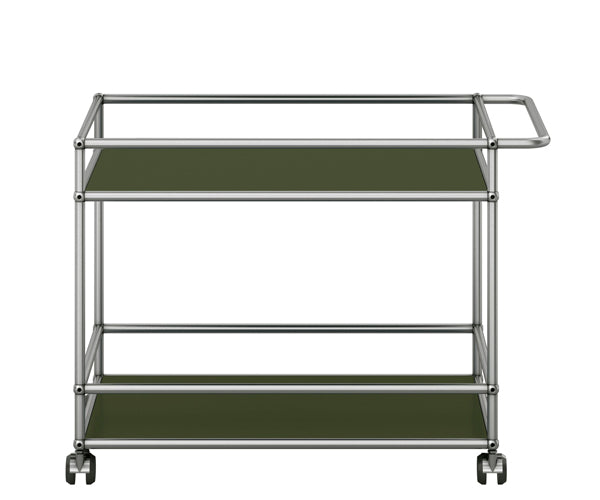 USM Haller Serving Trolley - Olive Green