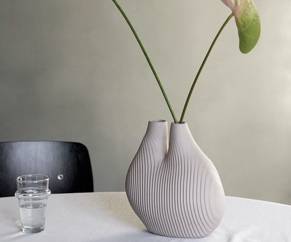 HAY W&S Vase - Chamber - Light Beige