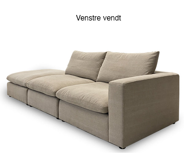 Nord komfort Lazy Sofa - 301 cm. - Open End - Kiss Stof