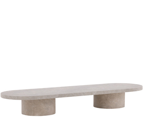 Venture Design Narvik sofabord - beige - 25x190x60