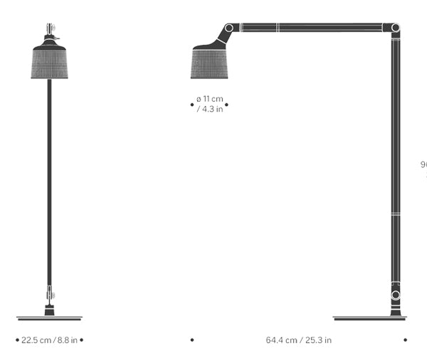 Vipp 525 Gulvlampe