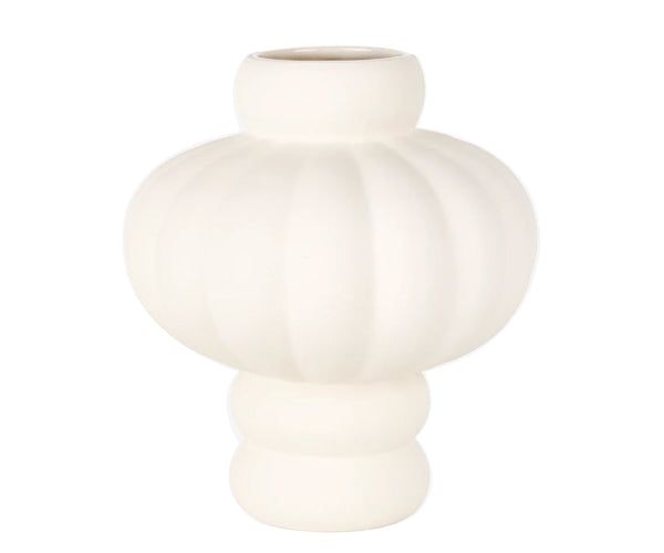 Louise Roe Ceramic Balloon vase - 08 - Raw White