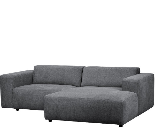 Rowico Home Willard sofa - Brenda mørkegrå - højrevendt chaiselong - 234 cm