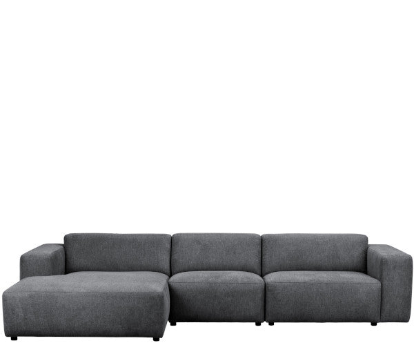 Rowico Home Willard sofa - Brenda mørkegrå - venstrevendt chaiselong - 312 cm