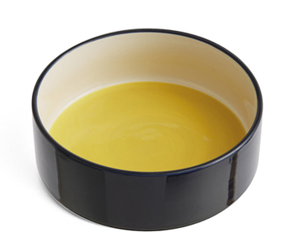 HAY Dogs Bowl - Large - Yellow-Blue