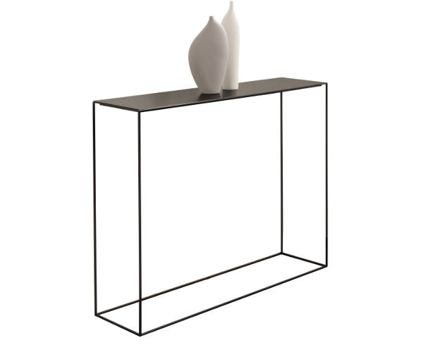 Zeus Slim Irony Console - 124x31x100 cm.